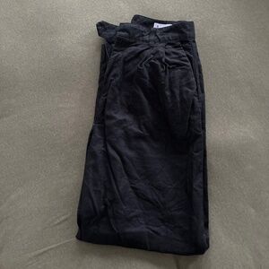 Linen Pleated Dress Pants